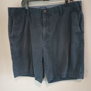 Nautica Men's Dark Navy Cotton Flat-Front Shorts